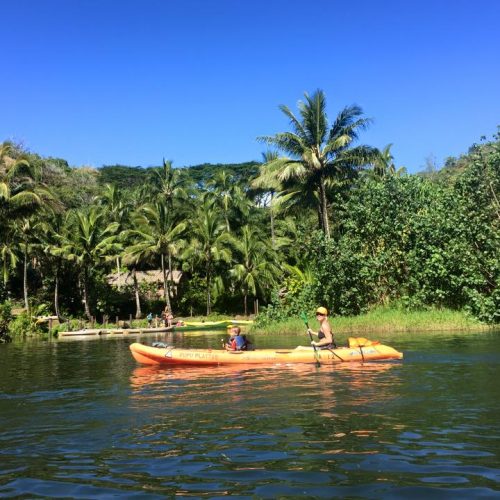 Product Ancient River Secret Falls Kayak Tour