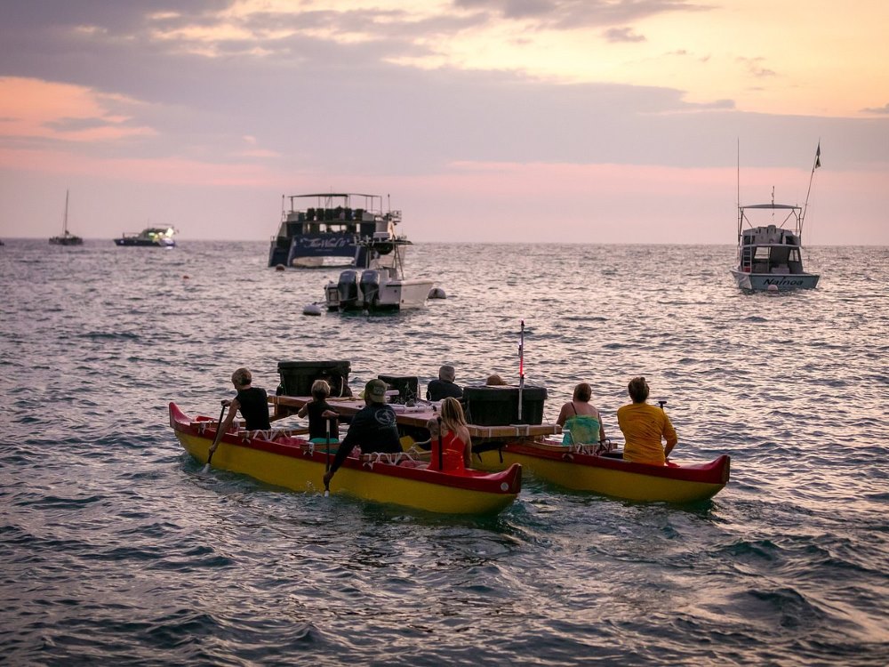 Product Hawaiian Double Hull Canoe Adventure