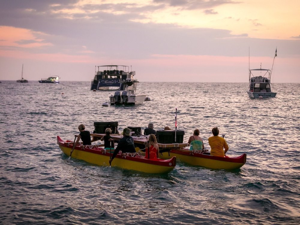 Product Hawaiian Double Hull Canoe Adventure